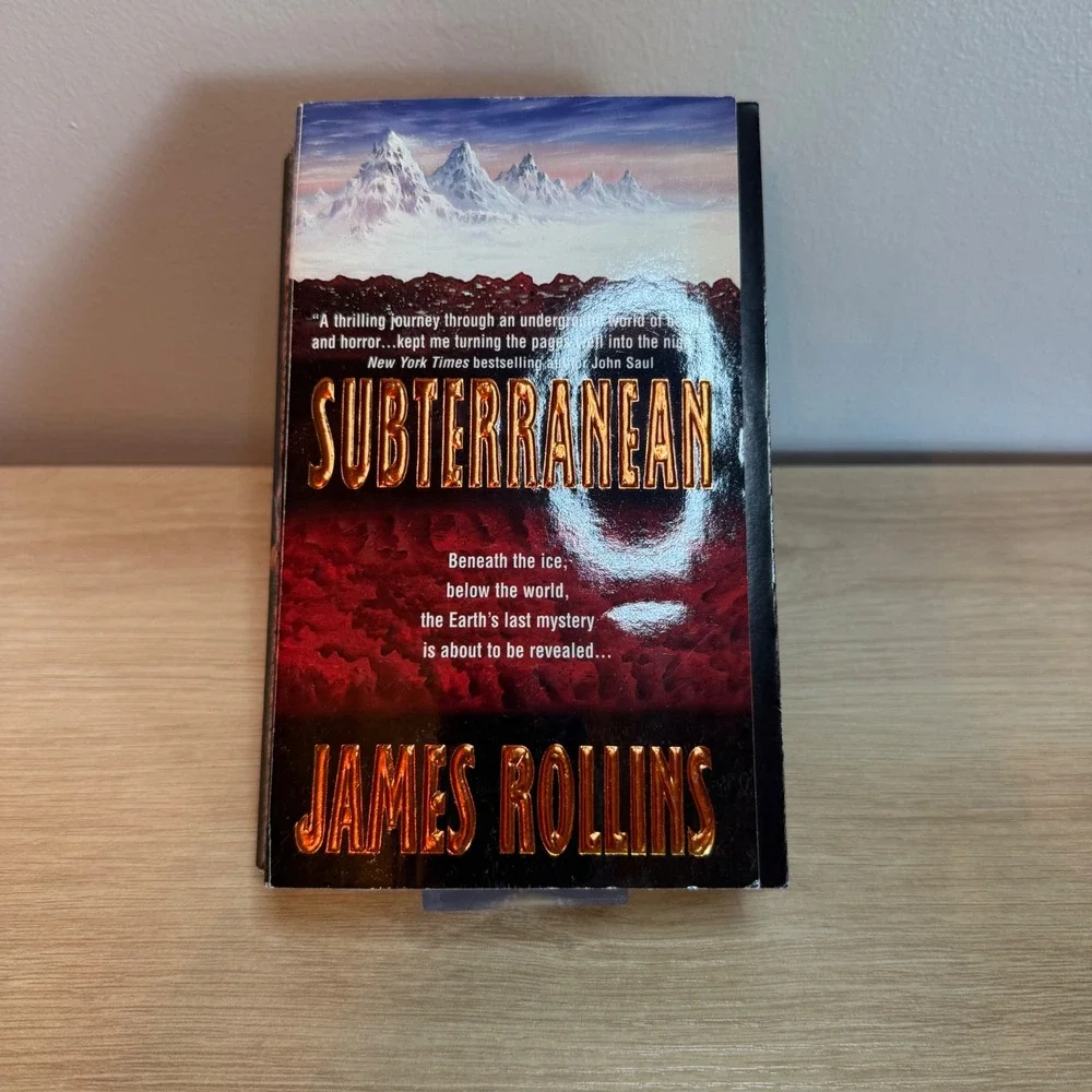 James Rollins Thriller Book Lot Subterranean Deep Fathom Excavation Paperback